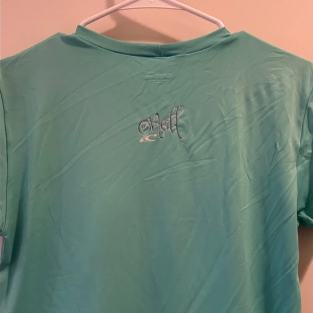 O'Neill Skins UV Block50+Short Sleeve Rashguard top Bodycon 91%nylon 9%spandex M